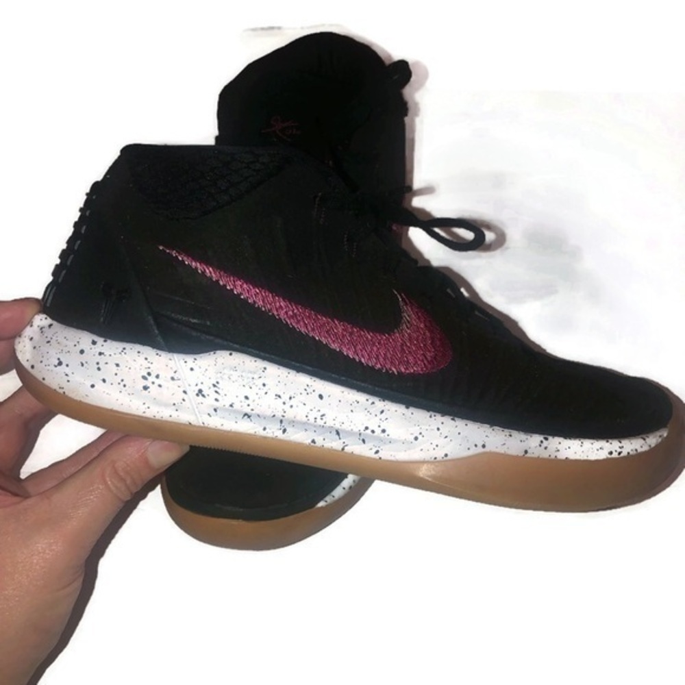 NIKE KOBE A.D. mid men's Black Gum Basketball Shoes Sneakers Size 8